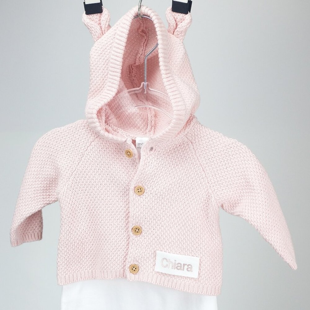 LONG SLEEVE BABY KNIT CARDIGAN SWEATER-NEWBORN | GIRL